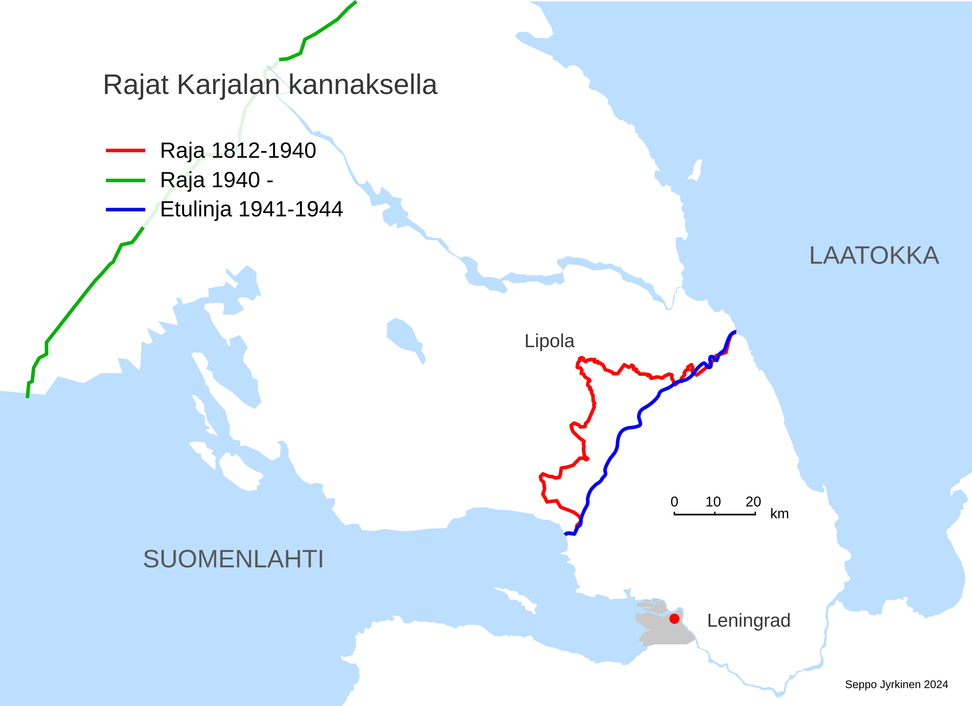 Etulinja kannaksella 1941